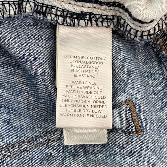 LOFT Relaxed Skinny Distressed Jeans - Picture 9 of 10